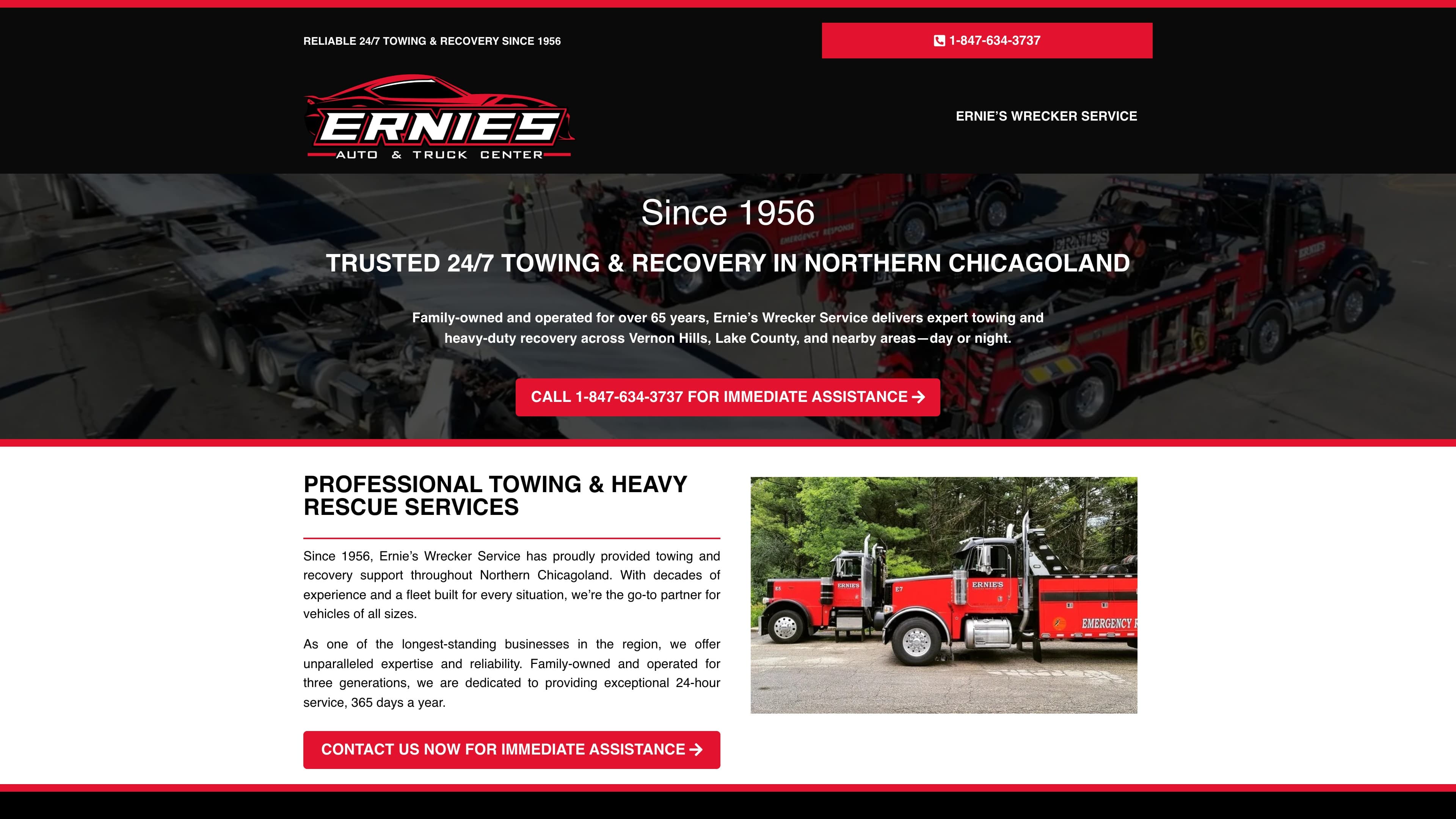 Ernie's Wrecker Service